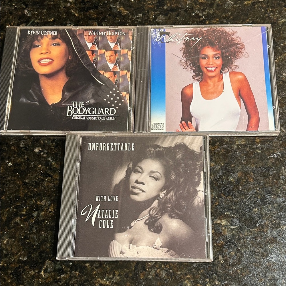 Whitney Houston and Natalie Cole CD Collection